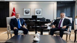 Bakan Fidan, Azerbaycan Cumhurbaşkanının Özel Görevler Temsilcisi Halefovu kabul etti