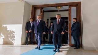 Bakan Fidan, KKTC Cumhurbaşkanı Erhüman ile bir araya geldi