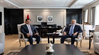 Bakan Fidan, Libya Ulusal Ordusu Genel Komutan Yardımcısı Orgeneral Hafteri kabul etti