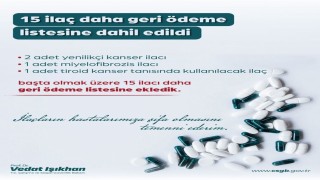 Bakan Işıkhan: Kanser hastalığıyla mücadelede kullanılan ilaçlar başta olmak üzere 15 ilacı daha geri ödeme listesine aldık