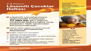 Bakan Işıkhandan Lösemili Çocuklar Haftası paylaşımı