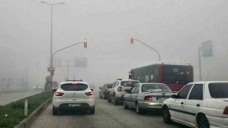 Bandırmada sabah saatlerinde yoğun sis etkili oldu