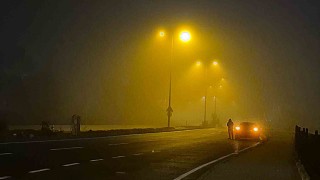 Bartında yoğun sis