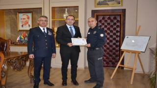 Başarılı polise teşekkür ve tebrik