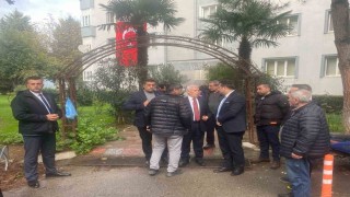 Başkan Bozbeyden şehit binbaşının ailesine taziye ziyareti