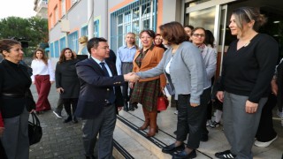 Başkan Erkan Aydından Öğretmenler Gününde anlamlı ziyaretler