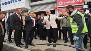 Başkan Genç Yomrada yapılan çalışmaları yerinde inceledi