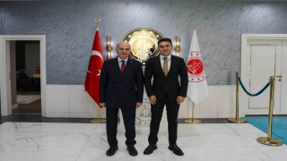 Başkan Özlü, Başsavcı Emre ile bir araya geldi