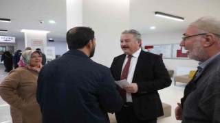 Başkan Palancıoğlu veznede emlak vergisini ödedi