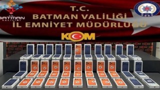 Batmanda 6,6 milyon TL değerinde kaçak telefon ele geçirildi