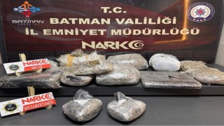 Batmanda uyuşturucu tacirleri hassas burun Hectora yakalandı