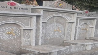 Bayırköyün tarihi çeşmeleri yenilendi