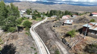 Bayraktar köyündeki taşkın kontrol inşaatında çalışmalar sürüyor