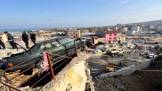 Belediyeye ait kamyonet az kalsın faciaya yol açıyordu