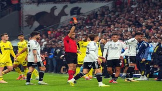 Beşiktaş, bir Fenerbahçe maçında yine kırmızı kart gördü