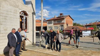 Beyağaç Çarşı Cami inşaatı sona yaklaştı