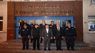 Bilecik Valisi Faik Oktay Sözer, emniyet çalışmalarını yerinde inceledi