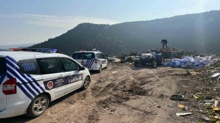 Bilecikte inşaat atığını kaçak döken vatandaşa ceza kesildi