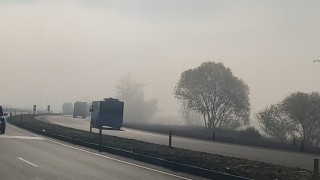 Bingölde sis etkili oldu