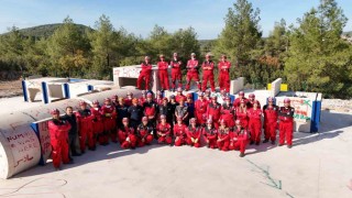 Bodrum Belediyesi kurtarma ekibi, sınavı başarıyla tamamladı