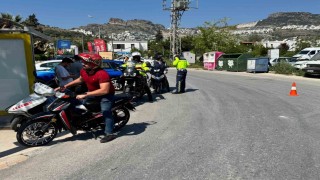 Bodrumda abartı egzozlu motosiklete 28 bin 937 lira ceza