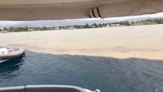 Bodrumda sağanak sonrası deniz çamura döndü, ikiye ayrılan renk görenleri şaşırttı