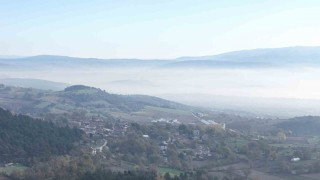 Boluda sis denizi manzarası mest etti