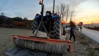 Boluda tarım aletinin altında kalan çiftçi ağır yaralandı