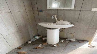 Boluda türbede tepki çeken görüntüler