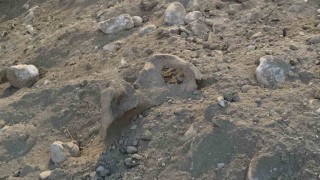 Burdurda belediyenin kazı çalışması sırasında insan kemikleri bulundu