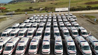 Büyükşehir Belediyesinden Samsuna 100 ambulans