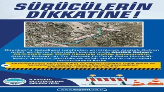 Büyükşehirden sürücülere ‘alternatif yol uyarısı