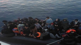 Çanakkalede 42 kaçak göçmen yakalandı