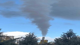 Cargill Bursadan çıkan dumanlar gökyüzünü griye boyadı