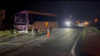 Çerkezköyde iki servis aracı çarpıştı: 8 işçi yaralandı