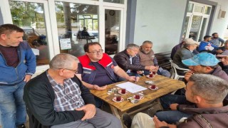 Çiftçiler hayvan hastalıkları ve salgın tedbirleri konusunda bilgilendirildi