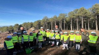 Çineli öğrencilere orman faaliyetleri anlatıldı