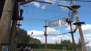 Çocuklar Macera Parkta hem keşfediyor hem gelişiyor