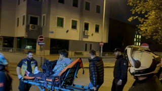 Çorluda trafik kazası: 1 yaralı