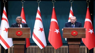 Cumhurbaşkanı Erdoğan: Kıbrıs meselesine en gerçekçi çözümün Adada iki devletin bir arada var olmasından geçtiğine inanıyoruz