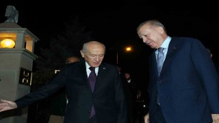 Cumhurbaşkanı Erdoğan, MHP Lideri Bahçeli ile bir araya geldi