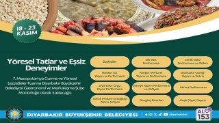 DBB Mezopotamya Gurme Fuarında Diyarbakır mutfağını tanıtacak