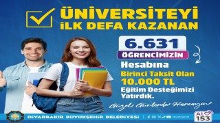 DBBden üniversiteyi ilk kez kazanan 6 bin 631 öğrenciye eğitim desteği