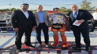 Denizli Kick Boks Galasında sporcular Filistin için ringe çıktı