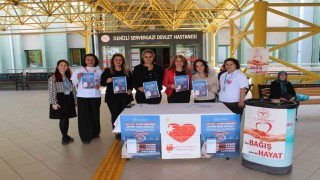 Denizli Sağlık Müdürlüğü organ bağışında farkındalık oluşturdu