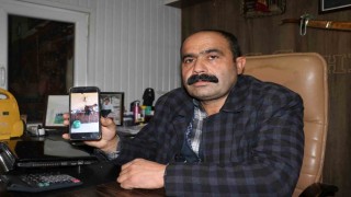 Dev kartala Kartalcık kartalcık diye seslendi, o anları kayıt altına aldı