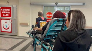 Devrilen elektrikli bisikletin sürücüsü yaralandı