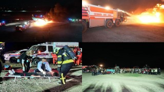 DHMİden nefes kesen tatbikat: Uçak kazası ve arsenik alarmı