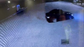 Dirift anları güvenlik kamerasına yansıdı, 46 bin lira ceza uygulandı