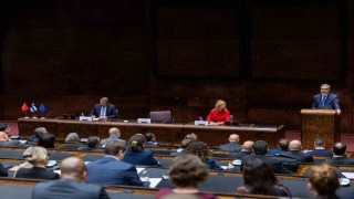 Dışişleri Bakanı Fidan, Finlandiya-Türkiye Parlamentolararası Dostluk Grubunun düzenlendiği toplantıda konuştu